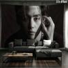 Kim Taehyung Wandteppich, ästhetische bedruckte Stoffdecke, geeignet für Schlafzimmer, Wohnzimmer und Heimdekoration.