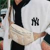 New MLB Monogram Collection Polyamide Fanny Pack Regular Unisex Beige 32BGC9941-50B