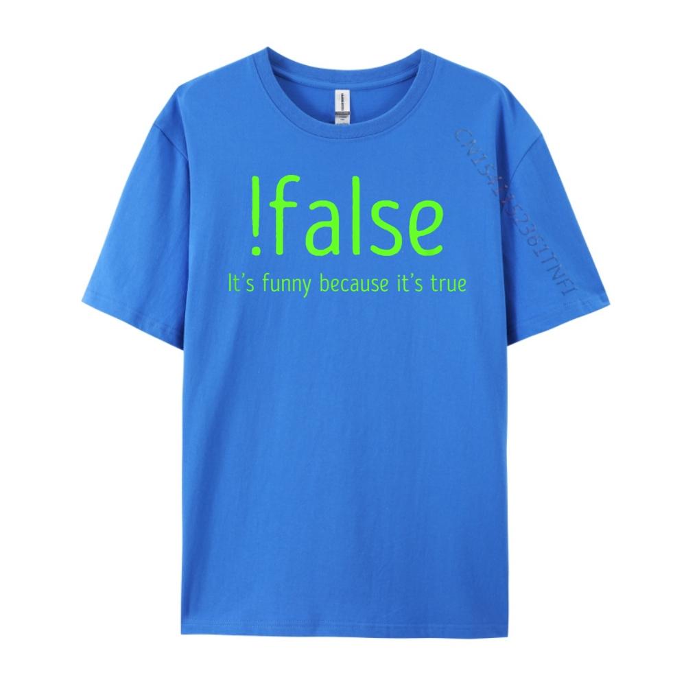 Lustiges Falsch Es Weil Es Wahr Computerprogrammierung Grafik T-Shirts Herren Baumwollhemden Für Herren Mardi Gras