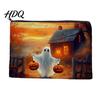 Large Capacity Pencil Bag Halloween Storage Bag, with Pumpkin Ghost Pattern Design, Thickened Themed Sundries Pouch Canvas Cosmetic Organizer,