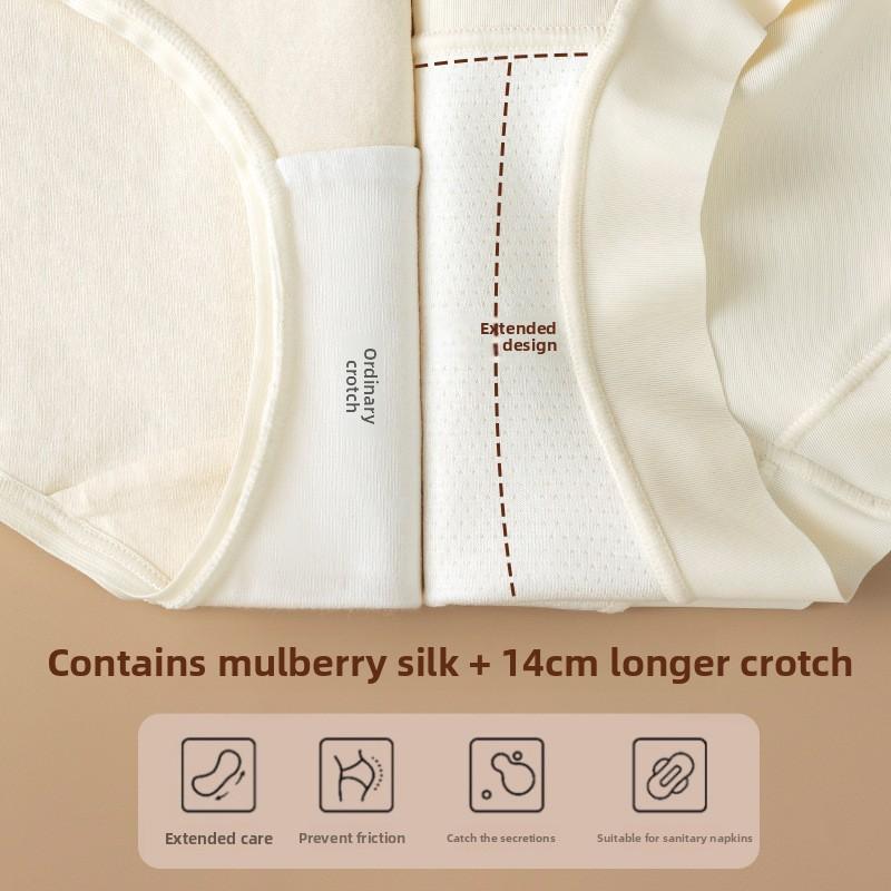 Ladies Spring and Autumn New Cross Abdominal High Waist Hip Breathable Briefs