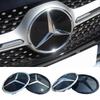 1 Piece 20.5cm The Front Grille Star Logo Badge Mirror Bottom 3D ABS Logo for Mercedes-Benz W253 GLE/GLC/GLS/CTS-class 2016-2018