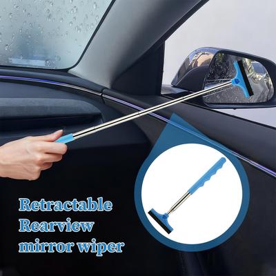 Window Squeegee For Car Telescopic Windshield Cleaner Wiper Rearview Mirror Wipers For Truck Vehicle SUV Sedan Outdoor Daily