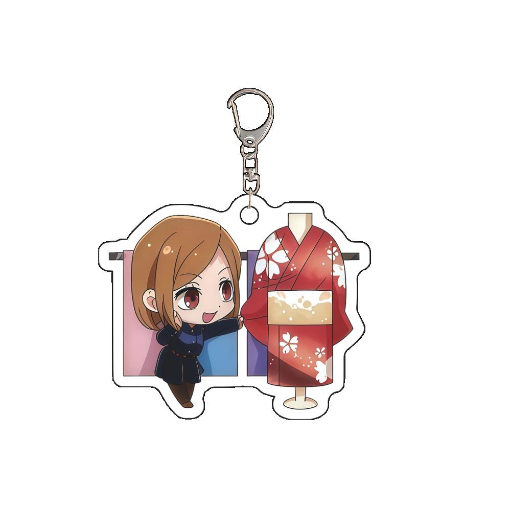 Acrylic Keychain For Anime Jujutsu Kaisen Fushiguro Megumi Okkotsu Yuta Choso Zenin Naoya Itadori Yuji Peripheral Pendant Gift