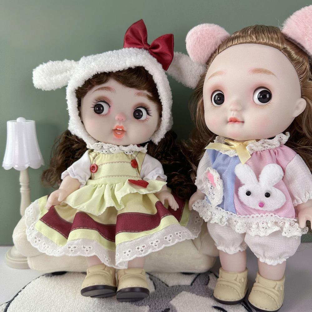 Doll Accessories BJD Doll Dress 28cm Doll Doll Strap Dress Set  (No Dolls and Shoes)