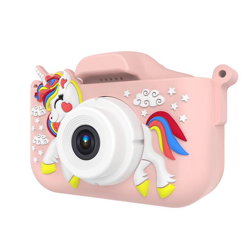 Children Camera 1080P HD 20-inch Digital Camera Mini Charming Toys Camera with Silicone Cases Toys Life Camera Kids Birthday Gift
