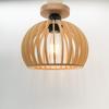 KY LEE ceiling stylish dining room single light cute interior lighting for living ceiling LED solid wood Japanese-style lamp, light, fixture, simple,