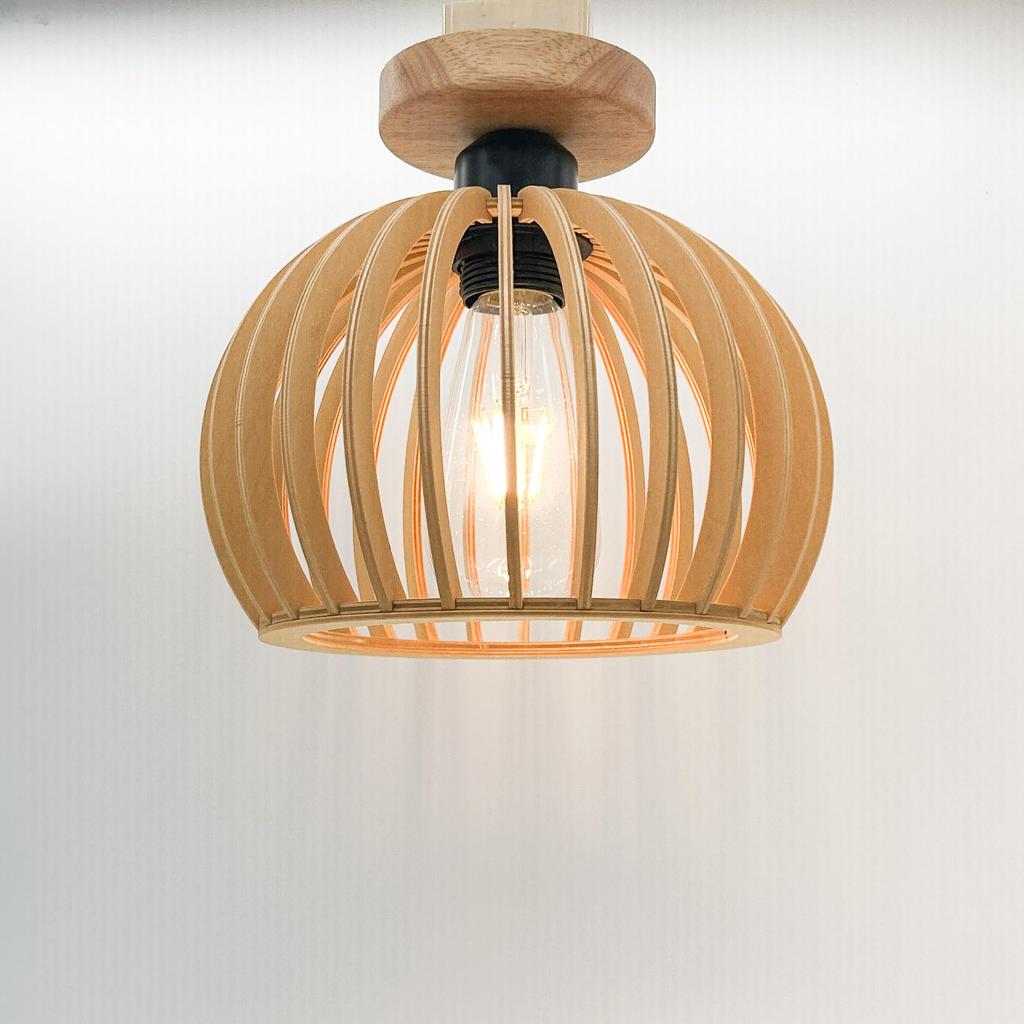 KY LEE ceiling stylish dining room single light cute interior lighting for living ceiling LED solid wood Japanese-style lamp, light, fixture, simple,