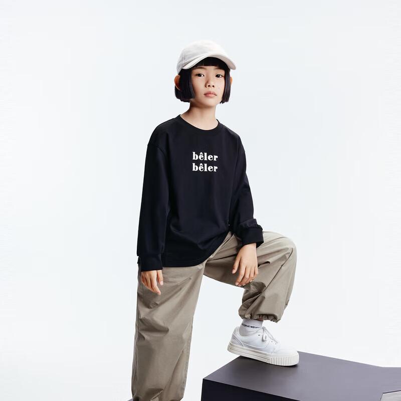 little MO&Co. Unisex Kids 5A Antibacterial Cotton Long-Sleeve T-Shirt 120
