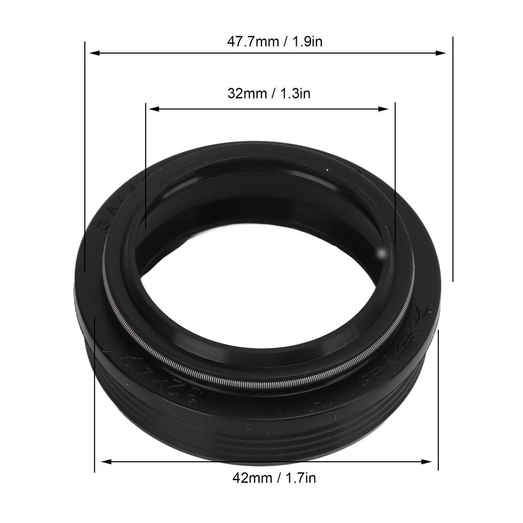 RISK 32mm Staubabstreifer-Kit mit geringer Reibung Staubdichtung Schaumring O-Ring-Kit für Federgabel