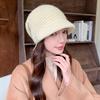 Knitted Hat Women's Winter Wool Hat Autumn and Winter Versatile Winter Warm Knitted Hat Women