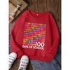 European Sizes Kids' Fashion Round Neck Sweatshirt, Casual Printed Top