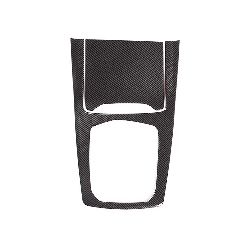 2pcs For BMW X5 G05 2019-2025 Carbon Fiber Pattern Shift Panel Cover  Car Decorative Cover Car Accessories