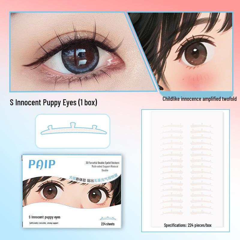 

PAIP 3D Invisible Double Eyelid Stickers - Traceless, Natural, Thin & Close-Fitting