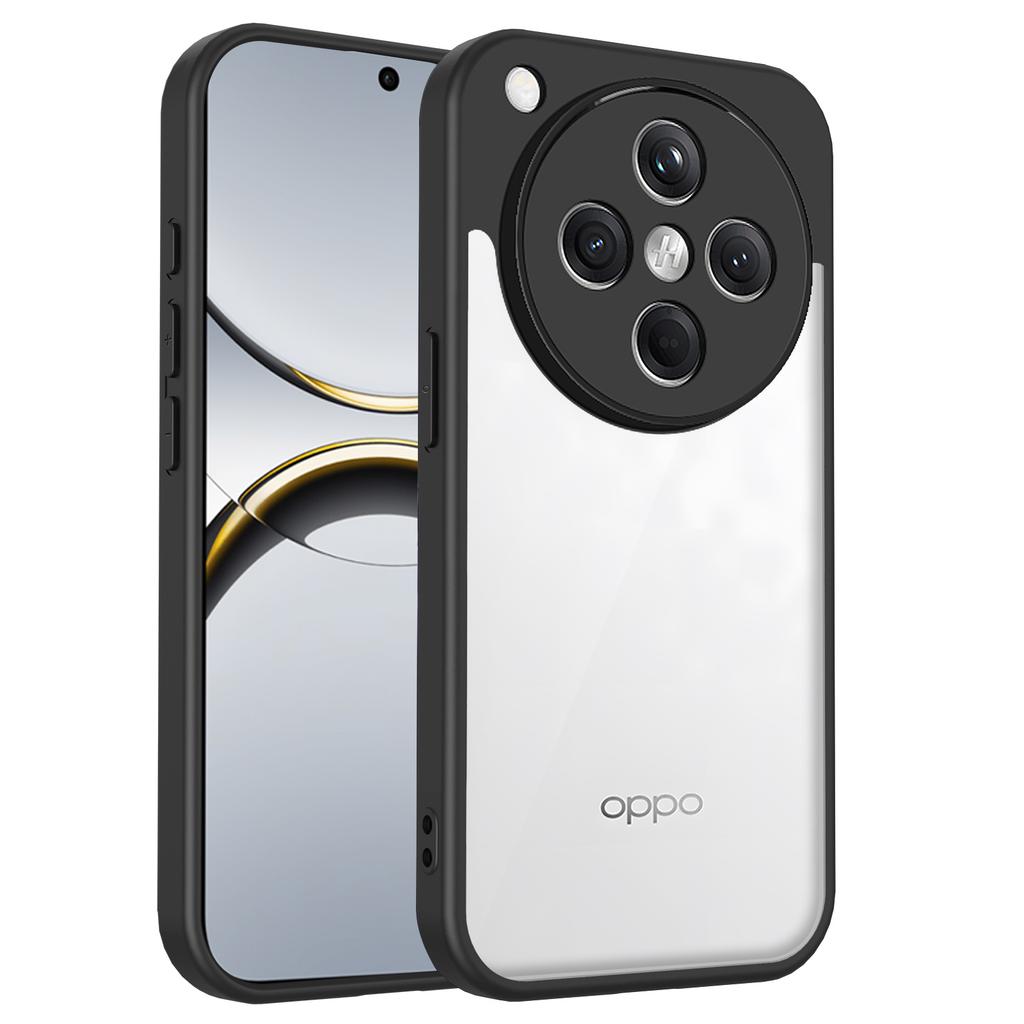 Oppo Find X8 CPH2651 Case Air Cushion Shockproof Silicon Bumper Clear Matte Back Cover Hard Case for Oppo Find X8 FindX8 CPH2651