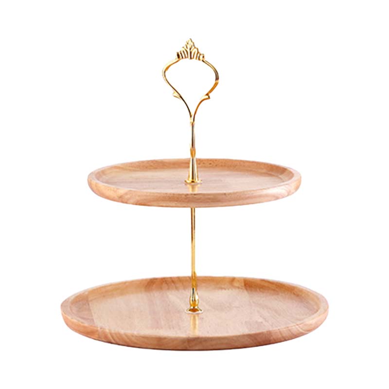

Фруктовая тарелка, двухслойная подставка для торта, десертная деревянная подставка, декор стола, свадебный коммерческий дисплей, подставка для торта, поднос для конфет