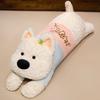 110cm Huge Kawaii Dog Plush Toys Cartoon Stuffed Animal Cute Soft Cuddly Baby Plushie Pillow Lie Prone Toy For Girls Gift Decor