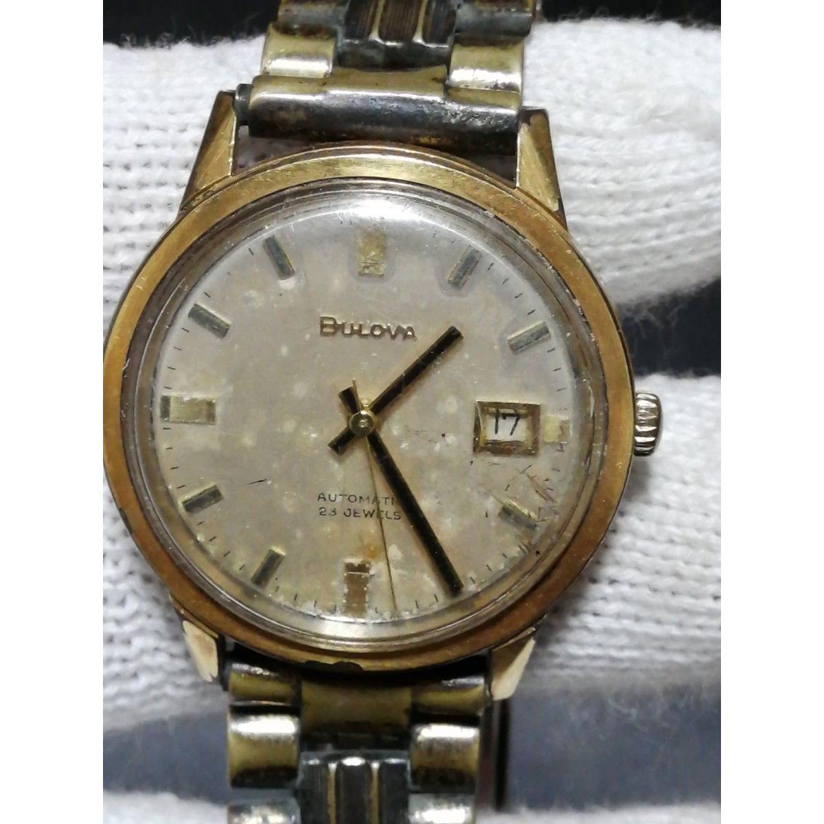 Used Vintage Bulova Dateking Men s Automatic Watch 11 Arrack 23 Jewels