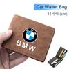 NST2  Hot 2025 For BMW X1 X2 X3 X5 X4 X6 X7 G30 G20 G32 G11 G12 F40 F30 F20 F10 F34 F07 Soft Fur Car Wallet Bag Driver License Case Ca