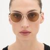 Small Circular Frame Sunglasses For Women Men  Vintage Luxury Brand Designer Punk Sun Glasses Unsiex Shades Uv400