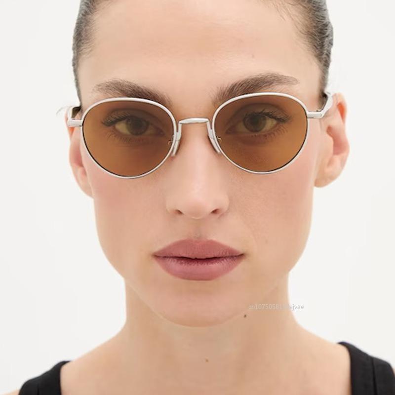 Small Circular Frame Sunglasses For Women Men  Vintage Luxury Brand Designer Punk Sun Glasses Unsiex Shades Uv400