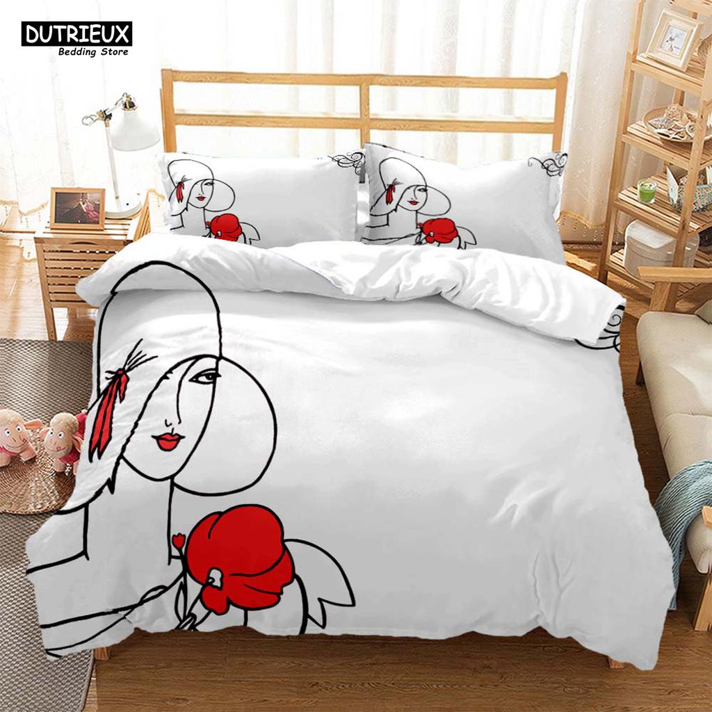 Elegant And Minimalist Women Bedding Set Soft And Comfortable Complete Size Customizable Comforter Bedding Sets