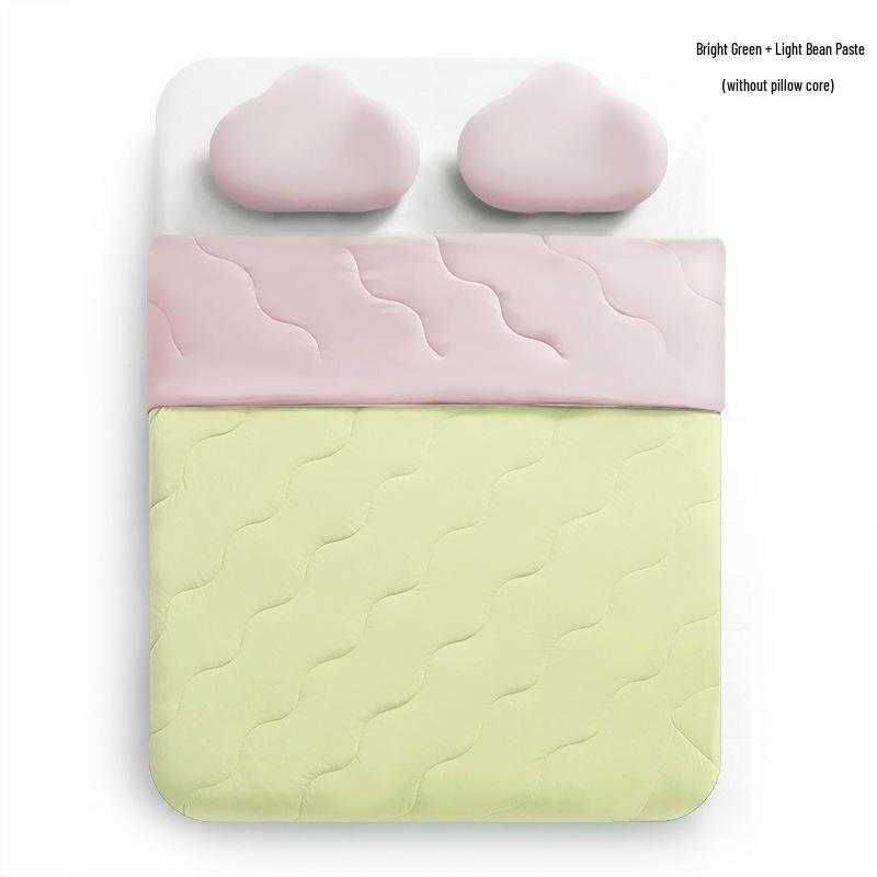 Luxurious Lightweight Soybean Cotton Summer Quilt - Machine Washable Thin Air Conditioning Blanket 100 x 150 cm