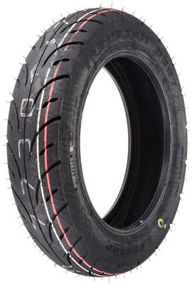 DUNLOP Motorcycle Tire Scooter RUNSCOOT D307 For Front and Rear Wheels 46J Tubeless Type 305519 for Two Wheels Motorcycle 80/100-10 (TL)