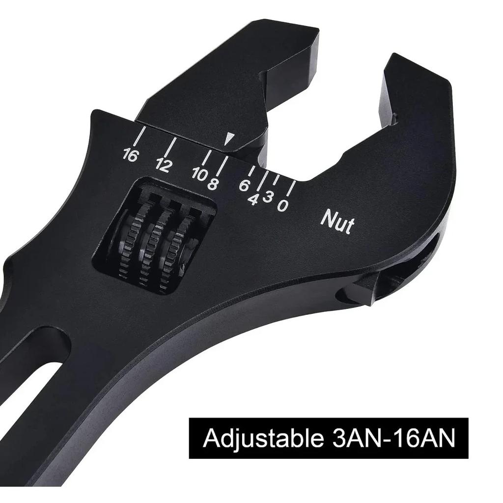 Adjustable Socket Wrench - Aluminum Alloy Multifunctional Universal Spanner for Pipe Nut and Screw Removal.Pipe Wrench.