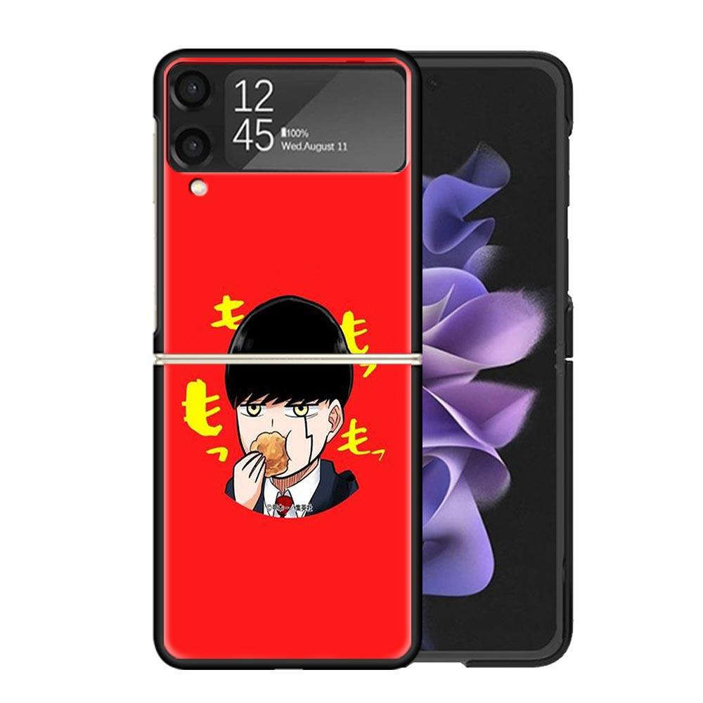 Mashle Magic And Muscles Clear Phone Case For Samsung Z Flip 7 6 5 4 3 Galaxy ZFlip7 ZFlip6 ZFlip5 ZFlip4 ZFlip3 5G Print Cover