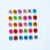 260pcs Acrylic Pearl & Rhinestone Stickers for DIY Decoration