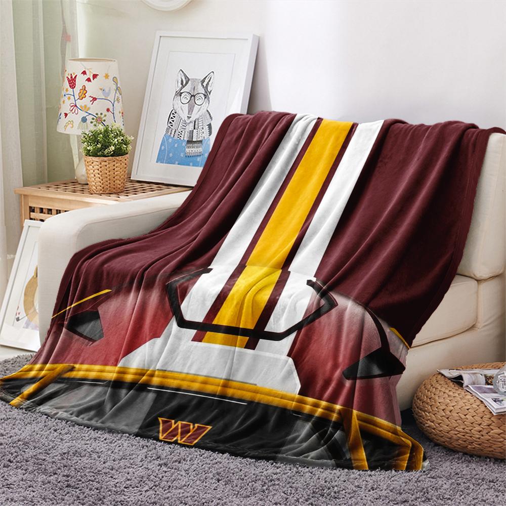 Washington Commanders Print Flannel Blanket, High quality Comfortable for All Seasons, Home Decor, Warmth and Comfort, Perfect for Christmas Gifts