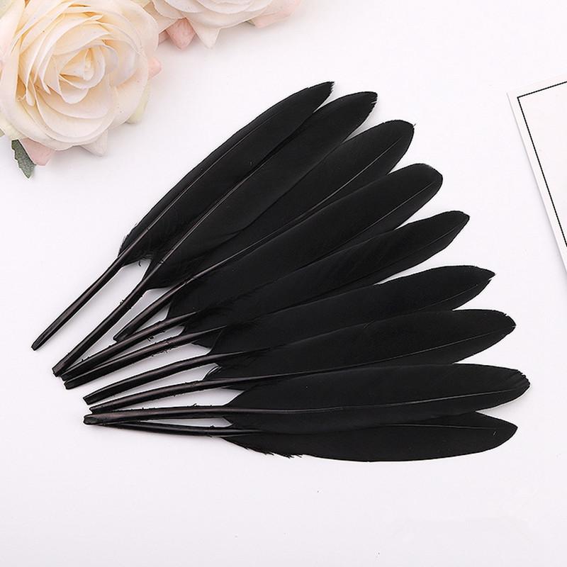 20Pcs Duck Feathers DIY Dream Catcher Halloween Crafts Supplies Wedding Home Partys Decor Jewelry Creation Apparel Accessories