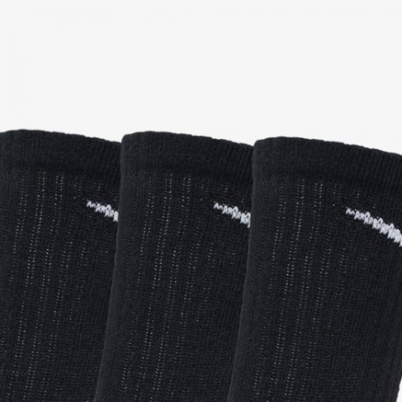 Nike Socks Everyday Cushion Training Crew Socks 3 Pairs Sx7664 010 S2212