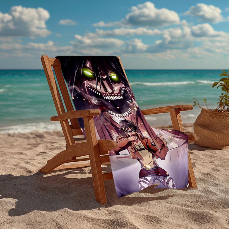 Eren Fashion Beach Towel: Ideal for Summer Adventures Soft, absorbent and quick drying suitable for swimming and bathing