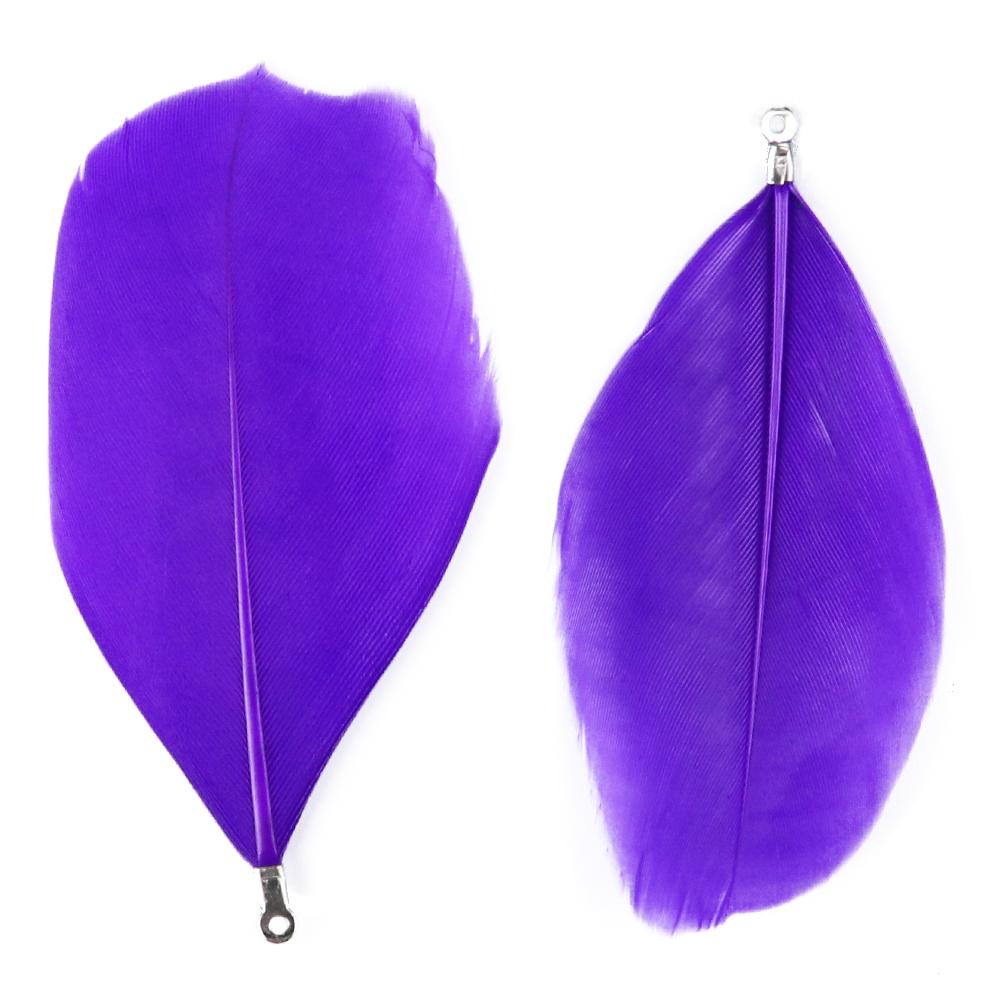 18 barevných krásných husích peří pro párty karnevalové šperky doplňky 100/200ks Purpurové labutí pera Diy Dort Dekorativní řemesla