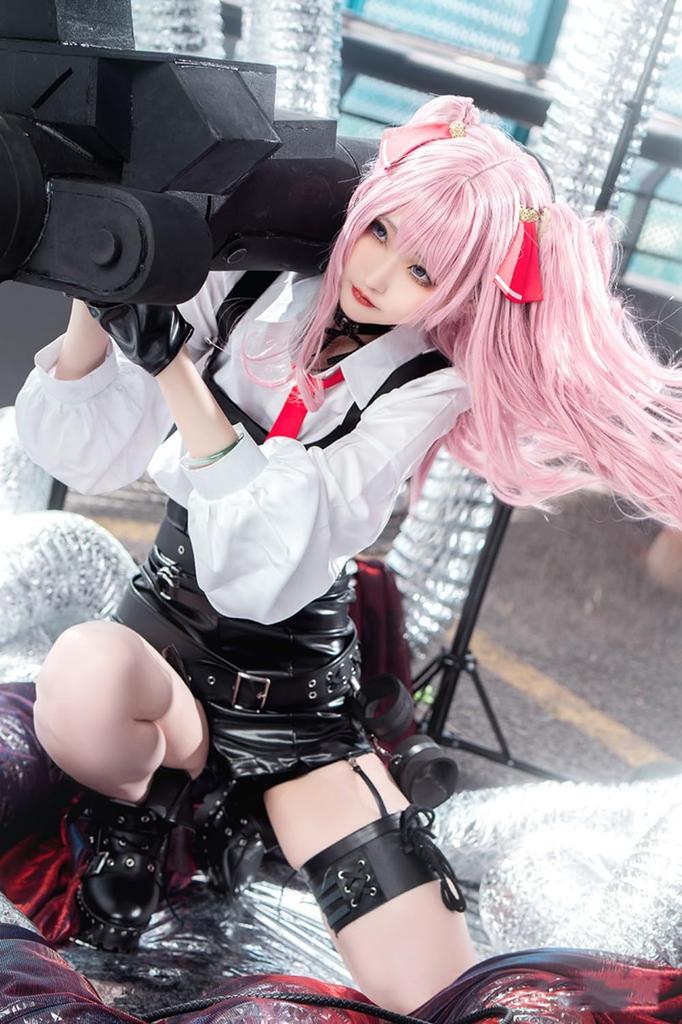 COSSA Goddess of Victory Uni Cosplay Costume with Wig, Halloween (Size M, Uni)