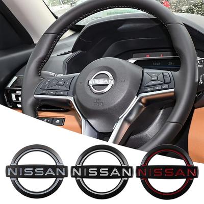 ABS Auto Stuurwiel Embleem Sticker voor GTR Nismo Juke Murano Navara Qashqai Sentra Sylphy Teana X-Trail Livina