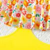 Costumul de baie dintr-o bucată pentru copii cu imprimeu galben de vară pentru fete adolescente 5-14 ani Costume de plajă Costum de baie minunat