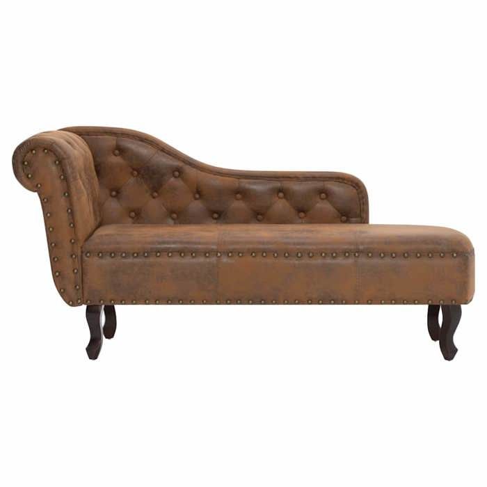 VidaXL Chaise Longue Canapé-lit Meuble de Salon Mobilier de Salle de Séjour Chaise de Salon Chambre à Coucher Maison 281278