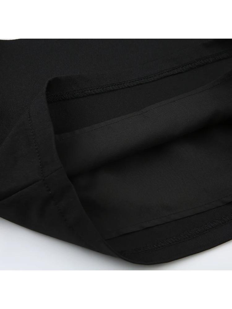 Sweet Basic Patchwork Bandage A-Line Skirt Casual Slim Low-Waisted Mini Skirts Women 2024 Summer Fashion Streetwear Lady