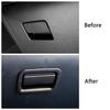 For Toyota Rav 4 Rav4 -2025 Glove Storage Box Adjust Switch Button Cover Trim Carbon Fiber Color ABS Interior Moulding