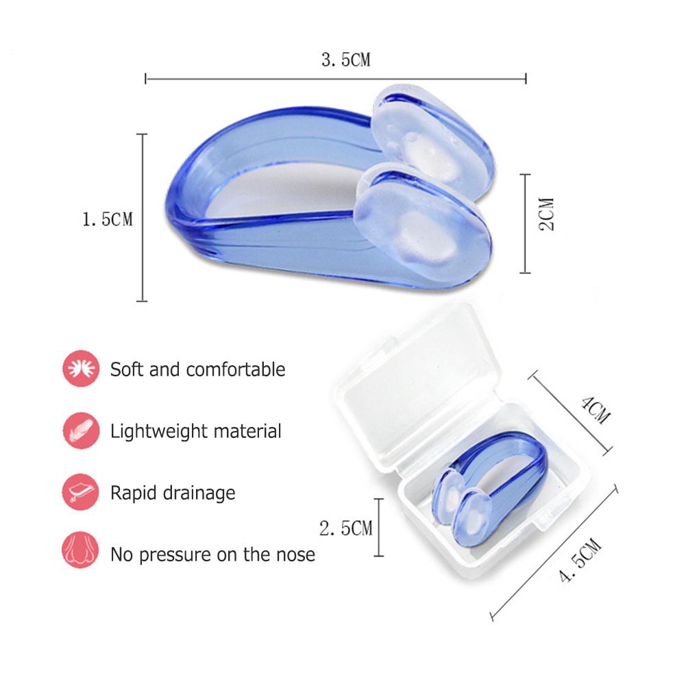 Unisex Swimming Nose Clip Environmental Soft Silicone Nose Clip Reusable Nose Plug Swim Nose Clip Nose Protector
