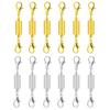 10 Pairs Zinc Alloy Heart-shaped Magnet Connector Clasp End Connector Round Magnetic Charms For Making Jewelry Clasps Couple