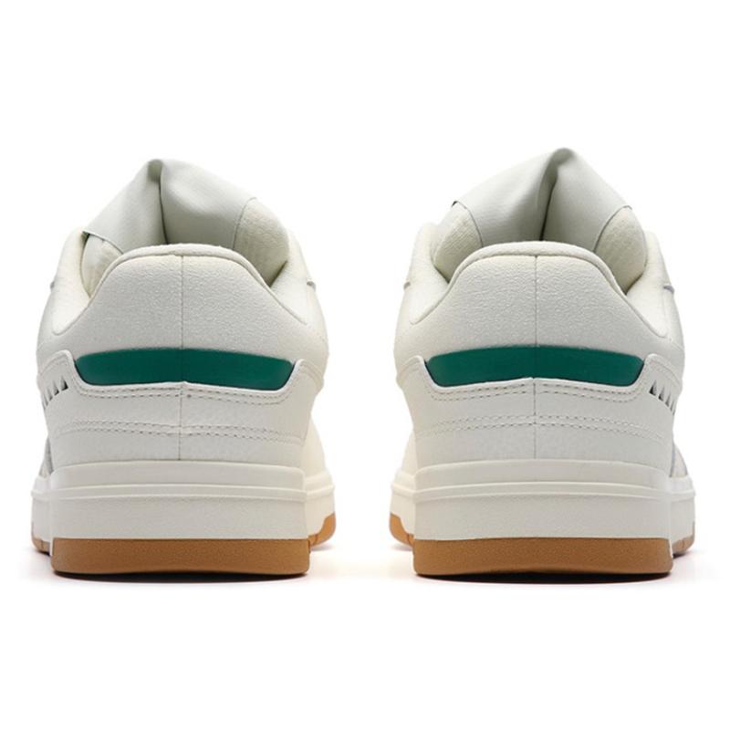 Anta AOYU Slip-Resistant Low-Top Skateboard Shoes Men's White Green Sneakers 112238077-3