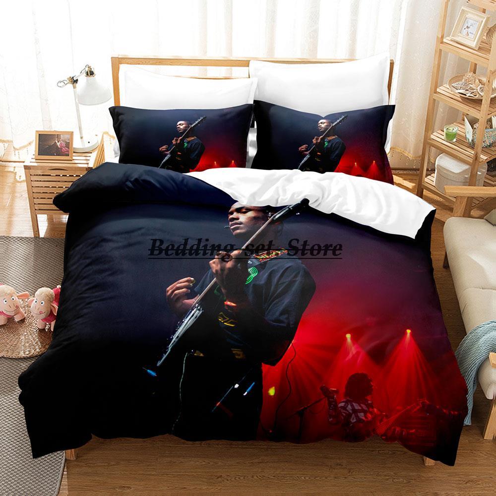 Steve Lacy Bettwäsche-Set Einzelbett Twin Full Queen King Size Bettwäsche-Set Aldult Kinderzimmer Bettbezug-Sets 3D-Druck Anime Bettlaken-Set