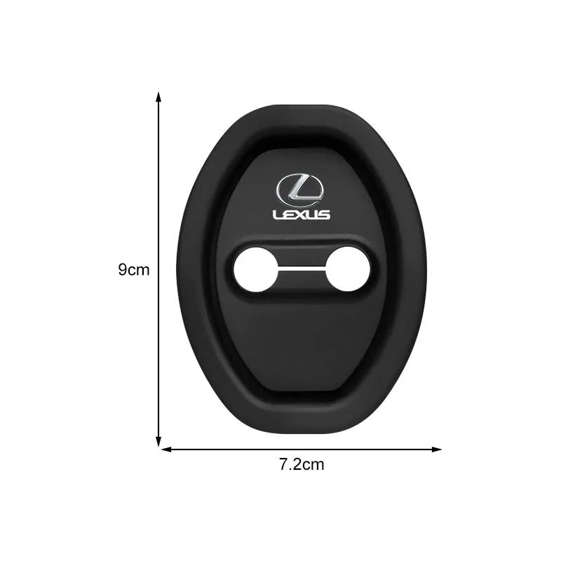 4pcs Car Door Lock Protect Cover Silica gel Case For Lexus IS300H NX300H CT200H IS250 IS200 RX400H RX450H IS 220D 250 UX