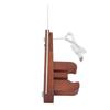 Light Up Guitar Stand Wall Mount Solid Wood Guitar Hanger with Pick Holder for Acoustic Electric