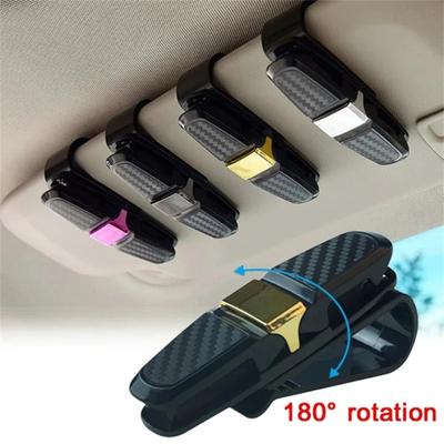High-Quality Glasses Clip Holder 1PC 100 * 35 * 42mm 180-Degree Credit Card Sun Visor for Interior Use