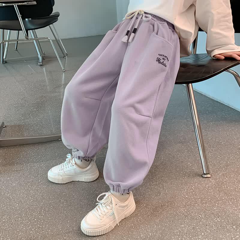 Magic Childhood Girls Spring Cuffed Casual Joggers 160